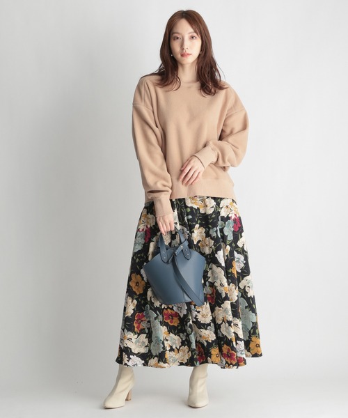 Andemiu（アンデミュウ）の「【WEB限定】ボアカットプルオーバー258795（スウェット・レディース・アイボリー/ベージュ/ネイビー・FREE）」の10枚目の写真