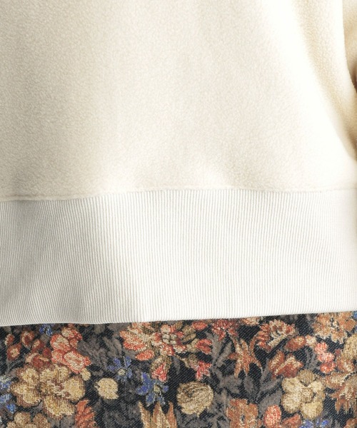 Andemiu（アンデミュウ）の「【WEB限定】ボアカットプルオーバー258795（スウェット・レディース・アイボリー/ベージュ/ネイビー・FREE）」の7枚目の写真