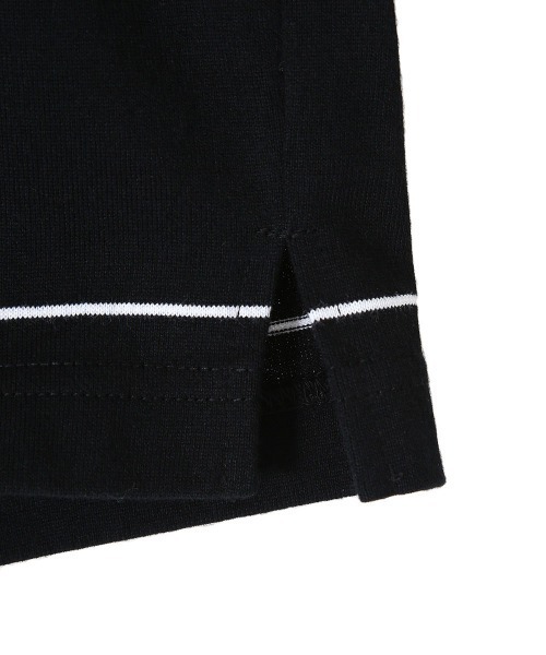 marka（マーカ）の「marka / マーカ：BORDER TEE S/S - COMBED KNIT BORDER -：M22A-09CS01B[COR]（Tシャツ/カットソー・メンズ・ブラック・1/2/3）」の5枚目の写真
