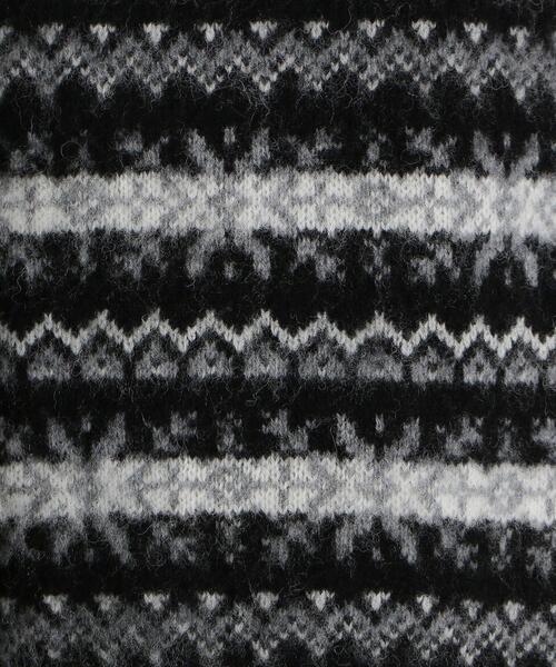 JOHN TULLOCH（ジョンタロック）の「＜JOHN TULLOCH＞フェアアイル チュニックニットプルオーバー（ニット/セーター・レディース・ダークグリーン/ブラック・FREE）」の14枚目の写真