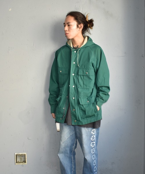 VINTAGE(ヴィンテージ)の「【ヴィンテージ古着】80's Expedition マウンテンパーカー(マウンテンパーカー・メンズ・グリーン・MEDIUM)」の4枚目の写真