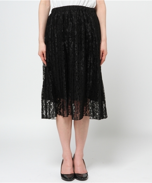 WEGO(ウィゴー)の「WEGO/レースプリーツスカート(スカート・レディース・オフホワイト/ブラック・FREE)」の10枚目の写真