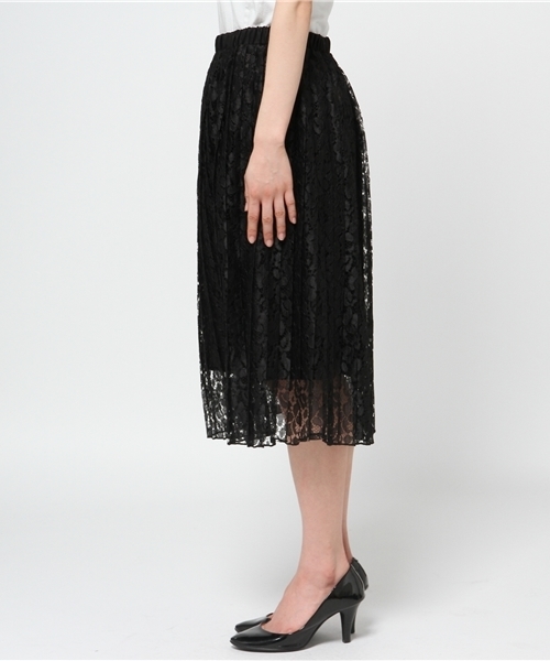 WEGO(ウィゴー)の「WEGO/レースプリーツスカート(スカート・レディース・オフホワイト/ブラック・FREE)」の11枚目の写真