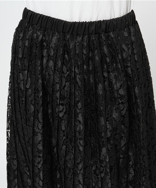 WEGO(ウィゴー)の「WEGO/レースプリーツスカート(スカート・レディース・オフホワイト/ブラック・FREE)」の5枚目の写真