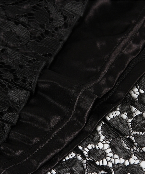 WEGO(ウィゴー)の「WEGO/レースプリーツスカート(スカート・レディース・オフホワイト/ブラック・FREE)」の7枚目の写真