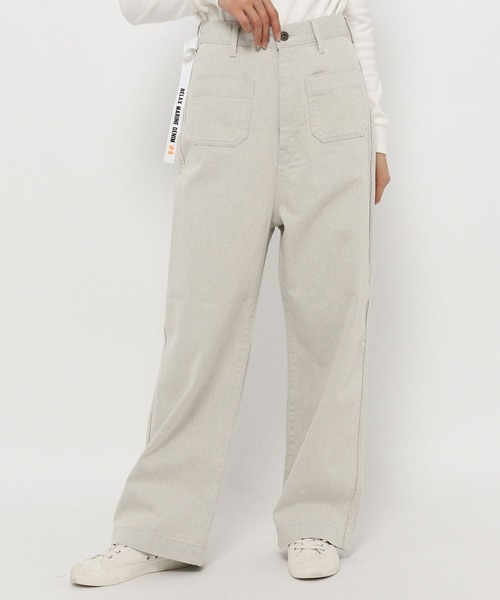 niko and...（ニコアンド）の「[niko and ...JEANS 2022SS]リラックスマリンデニムパンツ（デニムパンツ・レディース・オリーブ/ブルー/ナチュラル・SMALL/MEDIUM/LARGE）」の7枚目の写真