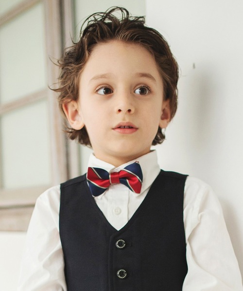 BRANSHES（ブランシェス）の「【キメ服】蝶ネクタイ（蝶ネクタイ・キッズ・ブラック/レッド/カラフル/ブルー・FREE）」の3枚目の写真