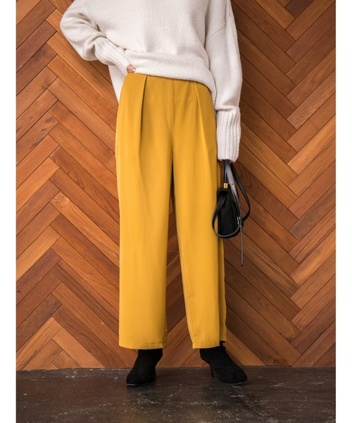 fifth（フィフス）の「タック入りとろみパンツ（その他パンツ・レディース・ブラック/イエロー・SMALL/MEDIUM）」の12枚目の写真