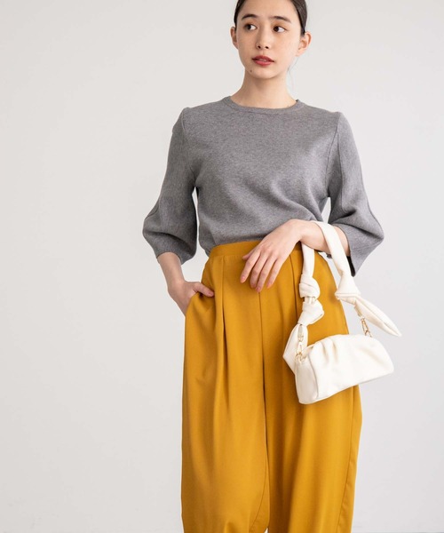 fifth（フィフス）の「タック入りとろみパンツ（その他パンツ・レディース・ブラック/イエロー・SMALL/MEDIUM）」の16枚目の写真