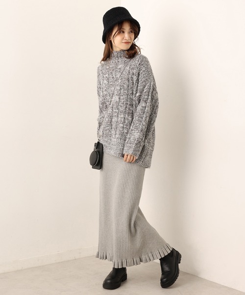 one after another NICE CLAUP（ワンアフターアナザーナイスクラップ）の「モコモがアクセントに！ボアバケットハット（ハット・レディース・ブラック/アイボリー/キャメル・FREE）」の21枚目の写真