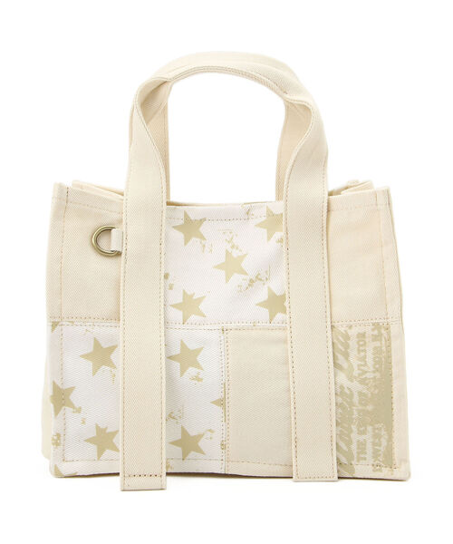 AVIREX（アヴィレックス）の「【直営店限定】DENIM STAR TOTE BAG/ デニムスタートートバッグ（トートバッグ・レディース・ブルー系その他/オフホワイト・FREE）」の21枚目の写真