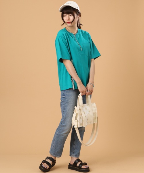AVIREX（アヴィレックス）の「【直営店限定】DENIM STAR TOTE BAG/ デニムスタートートバッグ（トートバッグ・レディース・ブルー系その他/オフホワイト・FREE）」の9枚目の写真