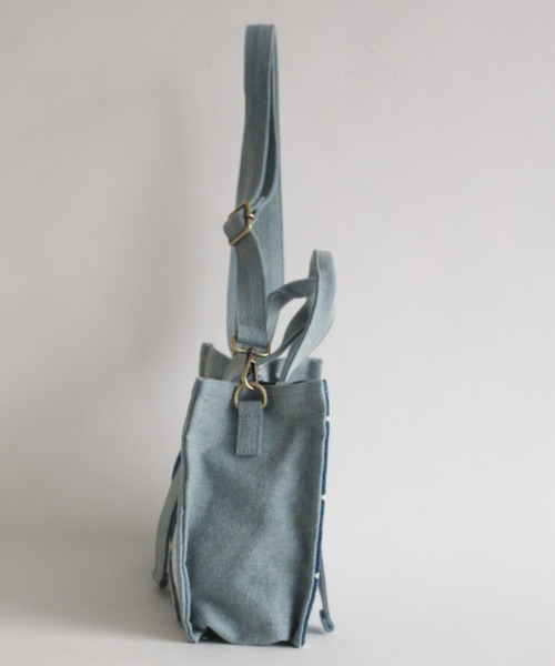 AVIREX（アヴィレックス）の「【直営店限定】DENIM STAR TOTE BAG/ デニムスタートートバッグ（トートバッグ・レディース・ブルー系その他/オフホワイト・FREE）」の17枚目の写真