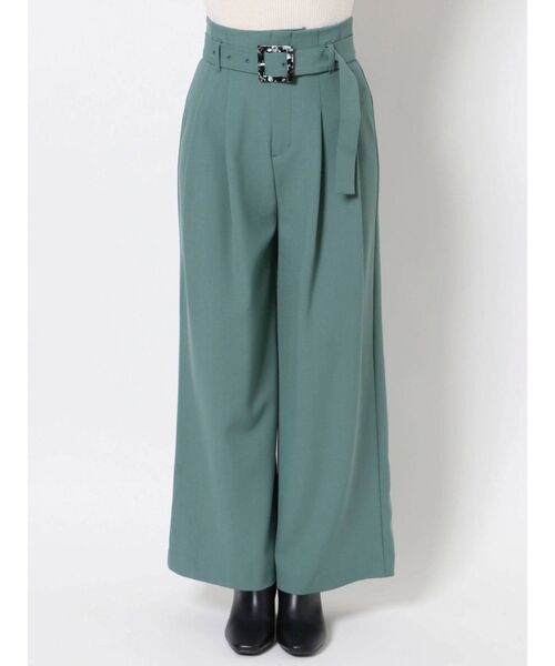 22春の新作 タックワイドパンツ その他パンツ Murua ムルーア のファッション 人気殺到特別セール品 Arenatheatre Net