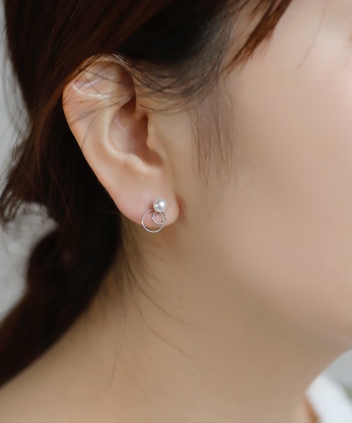 ANEMONE（アネモネ）の「ミニフープピアス[K10]（ピアス（両耳用