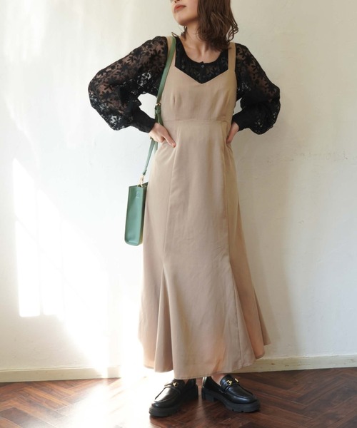 archives(アルシーヴ)の「【新色追加】ボリュームギャザーチュールブラウス(シャツ/ブラウス・レディース・ブラック/ブルー/グリーン/アイボリー/モカ・MEDIUM)」の12枚目の写真