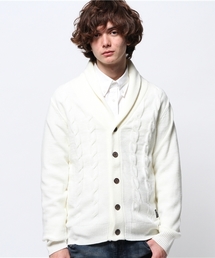 VENCEEXCHANGE | 7Gケーブルカラーショールカーデ          (カーディガン/ボレロ)