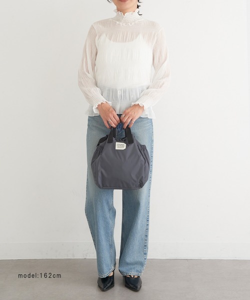 2wayショルダーバック　doplight berry+smile flower GAANOの華麗な変身バッグ】 ⚪︎W-002 color→DGRY 中身がお花柄