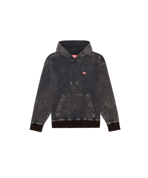 DIESEL(ディーゼル)の「DIESEL メンズ パーカー デニム サステナブル(パーカー・メンズ・ブラック・MEDIUM/SMALL/LARGE/X-LARGE/XX-LARGE/X-SMALL)」の10枚目の写真