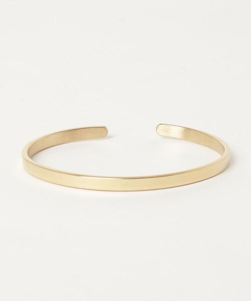 9ban（キューバン）の「【9ban】キューバン/ Hoop bracelet（ブレスレット・レディース・ゴールド・FREE）」の8枚目の写真