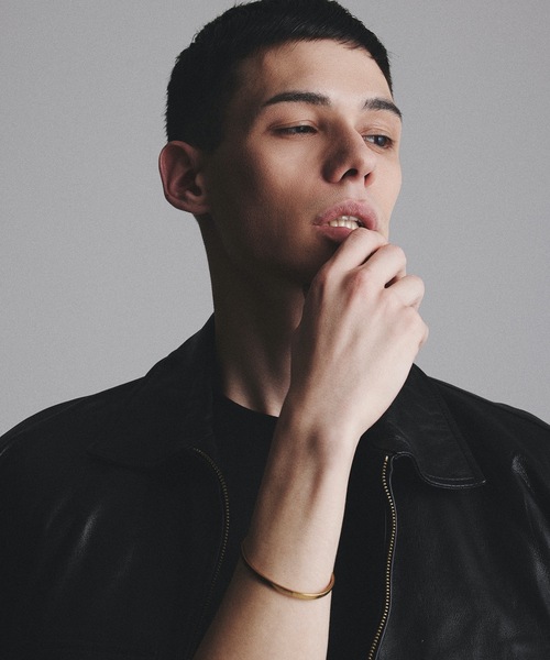 9ban（キューバン）の「【9ban】キューバン/ Hoop bracelet（ブレスレット・レディース・ゴールド・FREE）」の6枚目の写真