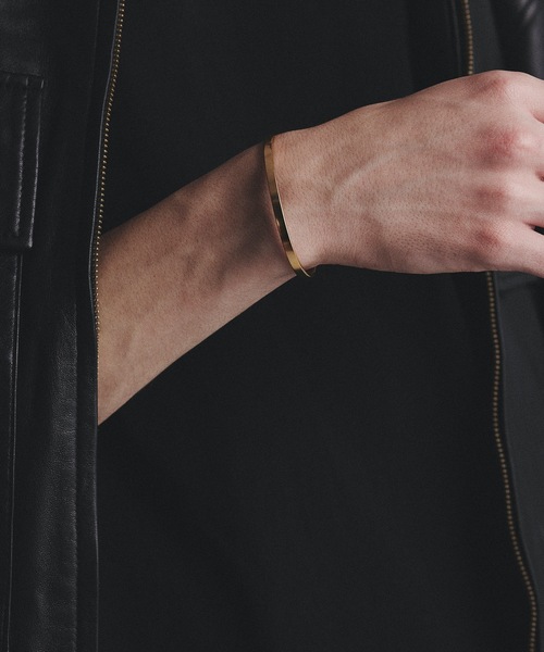 9ban（キューバン）の「【9ban】キューバン/ Hoop bracelet（ブレスレット・レディース・ゴールド・FREE）」の7枚目の写真