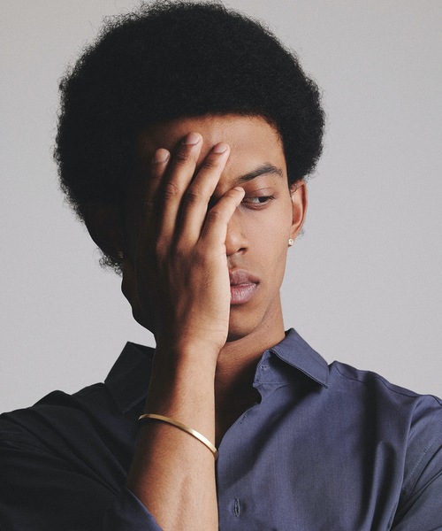 9ban（キューバン）の「【9ban】キューバン/ Hoop bracelet（ブレスレット・レディース・ゴールド・FREE）」の9枚目の写真