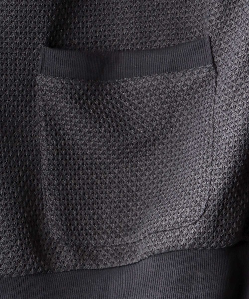 SITRY（シトリー）の「Big silhouette Knit sew Cardigan/ビッグシルエット ニットソー カーディガン/カーデ（カーディガン/ボレロ・メンズ・サックスブルー/パープル/グリーン/チャコールグレー・M/XL/L）」の7枚目の写真