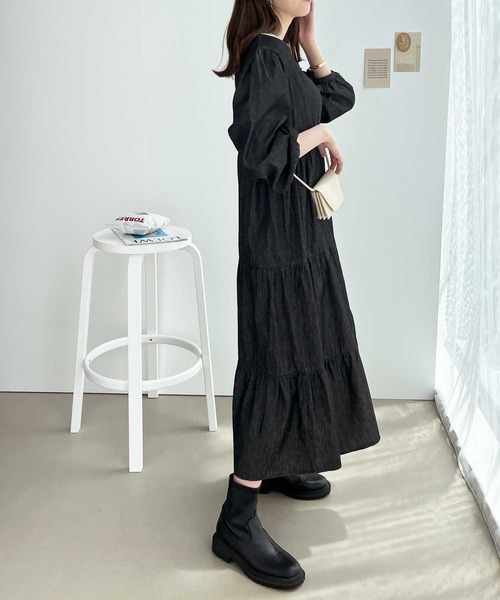 y's ティアードワンピース Amazon.co.jp: [ロペピクニック] ワンピース 前後2WAY/アソート