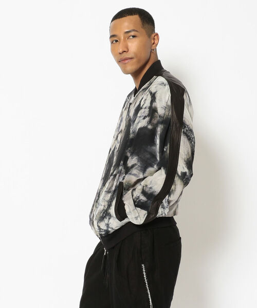 KMRii(ケムリ)の「KMRii/ケムリ/GEORGETTE COMBI DOLMAN 01(ブルゾン・メンズ・チャコール・1/2)」の3枚目の写真