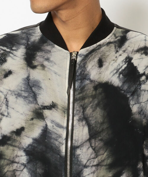 KMRii(ケムリ)の「KMRii/ケムリ/GEORGETTE COMBI DOLMAN 01(ブルゾン・メンズ・チャコール・1/2)」の5枚目の写真