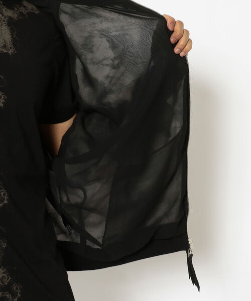 KMRii(ケムリ)の「KMRii/ケムリ/GEORGETTE COMBI DOLMAN 01(ブルゾン・メンズ・チャコール・1/2)」の10枚目の写真