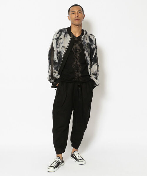 KMRii(ケムリ)の「KMRii/ケムリ/GEORGETTE COMBI DOLMAN 01(ブルゾン・メンズ・チャコール・1/2)」の11枚目の写真