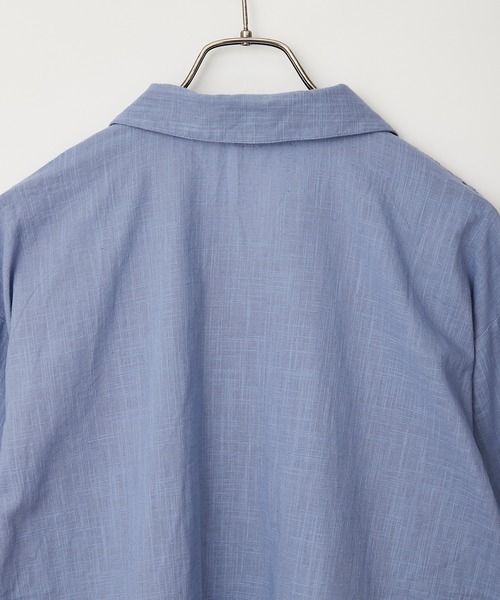 CIAOPANIC（チャオパニック）の「羽織も可能、インディアレースシャツ（シャツ/ブラウス・レディース・ブラック/オフホワイト/サックスブルー・FREE）」の8枚目の写真