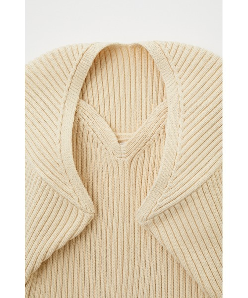 MOUSSY（マウジー）の「RIB KNIT BOLERO&CAMI（カーディガン/ボレロ・レディース・キナリ/ライトブラック/ベージュ・FREE）」の16枚目の写真