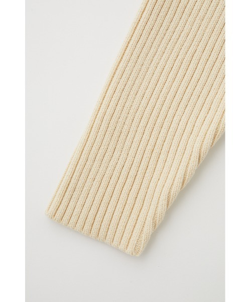 MOUSSY（マウジー）の「RIB KNIT BOLERO&CAMI（カーディガン/ボレロ・レディース・キナリ/ライトブラック/ベージュ・FREE）」の19枚目の写真