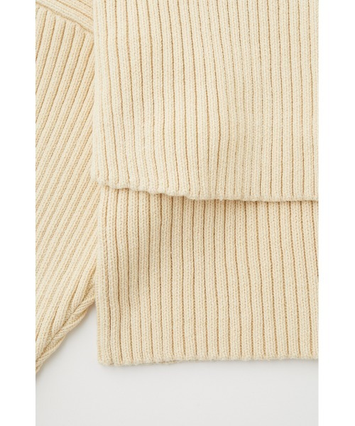 MOUSSY（マウジー）の「RIB KNIT BOLERO&CAMI（カーディガン/ボレロ・レディース・キナリ/ライトブラック/ベージュ・FREE）」の20枚目の写真