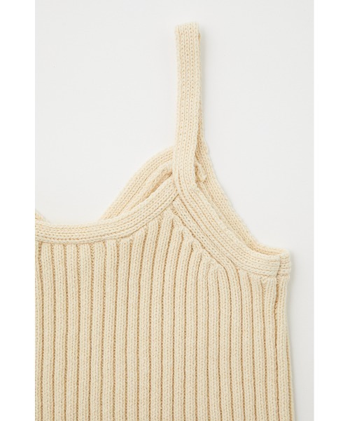 MOUSSY（マウジー）の「RIB KNIT BOLERO&CAMI（カーディガン/ボレロ・レディース・キナリ/ライトブラック/ベージュ・FREE）」の22枚目の写真