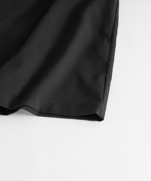 RUUBON（ルーボン）の「【RUUBON】TR open collar shirt / TR オープンカラーシャツ（シャツ/ブラウス・メンズ・ライトグレー/ブラック/ダークグレー・S/M/L）」の11枚目の写真