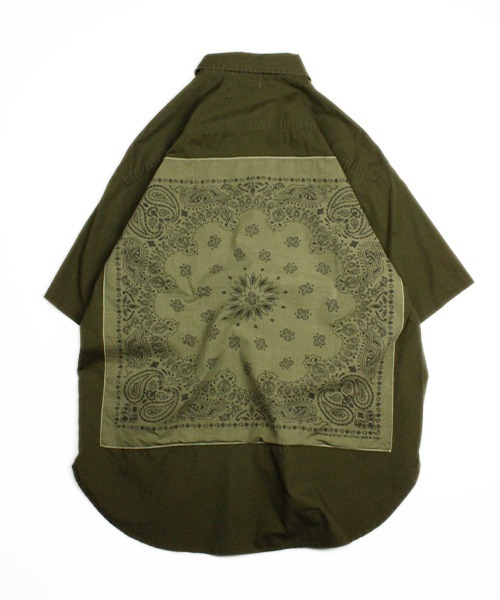 Universal Style Wear（ユニバーサルスタイルウェア）の「Universal Style Wear ハバハンク シャツ（シャツ/ブラウス・メンズ・ブラック/カーキ/ブルーグレー/ネイビー・MEDIUM/X-LARGE/LARGE）」の10枚目の写真