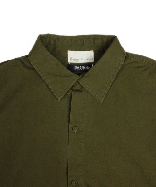Universal Style Wear（ユニバーサルスタイルウェア）の「Universal Style Wear ハバハンク シャツ（シャツ/ブラウス・メンズ・ブラック/カーキ/ブルーグレー/ネイビー・MEDIUM/X-LARGE/LARGE）」の11枚目の写真