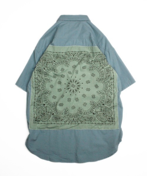 Universal Style Wear（ユニバーサルスタイルウェア）の「Universal Style Wear ハバハンク シャツ（シャツ/ブラウス・メンズ・ブラック/カーキ/ブルーグレー/ネイビー・MEDIUM/X-LARGE/LARGE）」の20枚目の写真