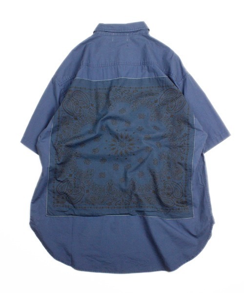 Universal Style Wear（ユニバーサルスタイルウェア）の「Universal Style Wear ハバハンク シャツ（シャツ/ブラウス・メンズ・ブラック/カーキ/ブルーグレー/ネイビー・MEDIUM/X-LARGE/LARGE）」の22枚目の写真