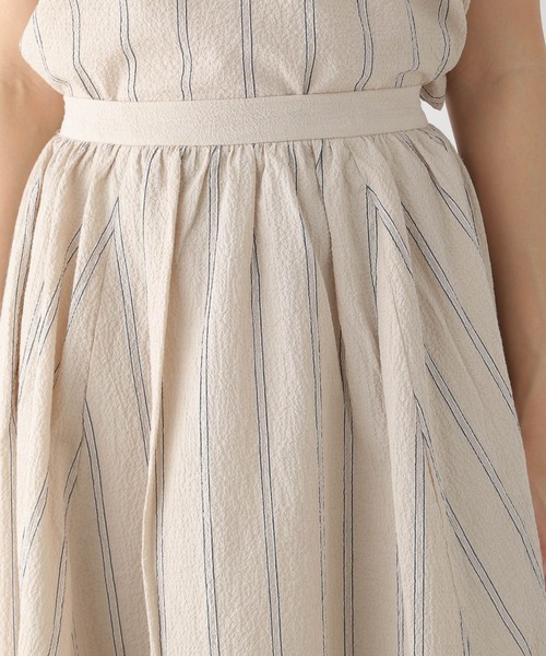 LEPSIM（レプシィム）の「ストライプフレアスカート　262671（スカート・レディース・ライトブルー/ベージュ・FREE）」の10枚目の写真