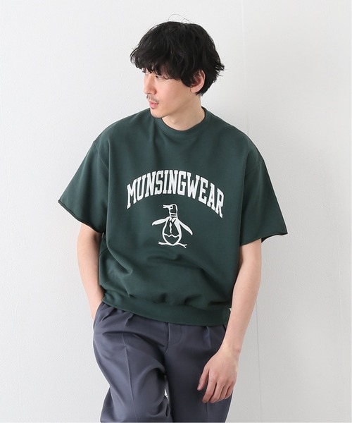 penguin BY MUNSINGWEAR（ペンギン バイ マンシングウェア）の「【Penguin by Munsingwear × EDIFICE GOLF】別注 ショートスリーブ スウェット（Tシャツ/カットソー・メンズ・ブラック/ホワイト/グリーン/レッド・MEDIUM/LARGE）」の3枚目の写真
