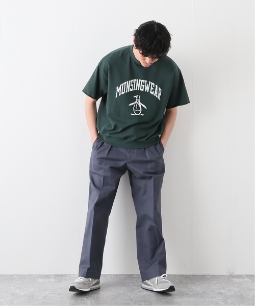 penguin BY MUNSINGWEAR（ペンギン バイ マンシングウェア）の「【Penguin by Munsingwear × EDIFICE GOLF】別注 ショートスリーブ スウェット（Tシャツ/カットソー・メンズ・ブラック/ホワイト/グリーン/レッド・MEDIUM/LARGE）」の5枚目の写真