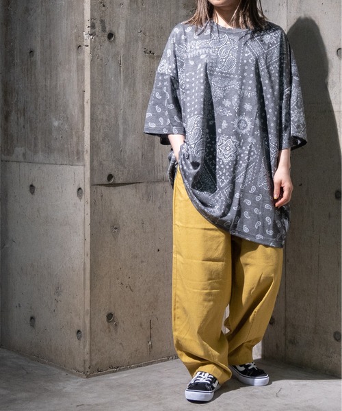 JOHN'S CLOSET(ジョンズクローゼット)の「【50】Sublimation Printing総柄ビッグTシャツ(Tシャツ/カットソー・メンズ・ホワイト系その他/パープル系その他/ブラック系その他/ブルー系その他/ネイビー系・FREE)」の11枚目の写真