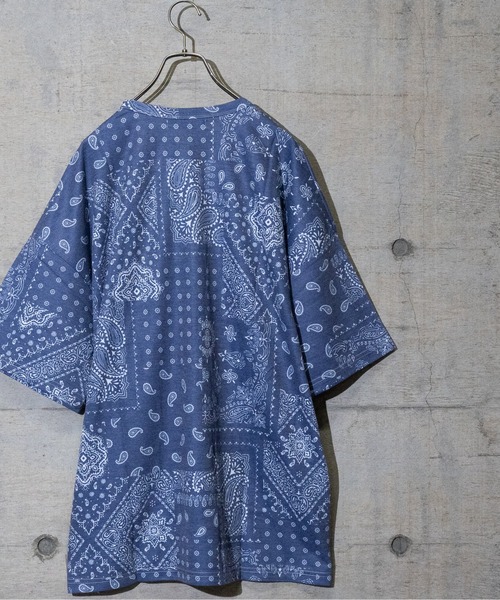 JOHN'S CLOSET(ジョンズクローゼット)の「【50】Sublimation Printing総柄ビッグTシャツ(Tシャツ/カットソー・メンズ・ホワイト系その他/パープル系その他/ブラック系その他/ブルー系その他/ネイビー系・FREE)」の17枚目の写真