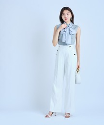 【新品】ジャスグリッティー　ウールカシミヤハイネックニット　グレージュ　イエナ 日本製】カシミヤ100% ハイネック セーター レディース
