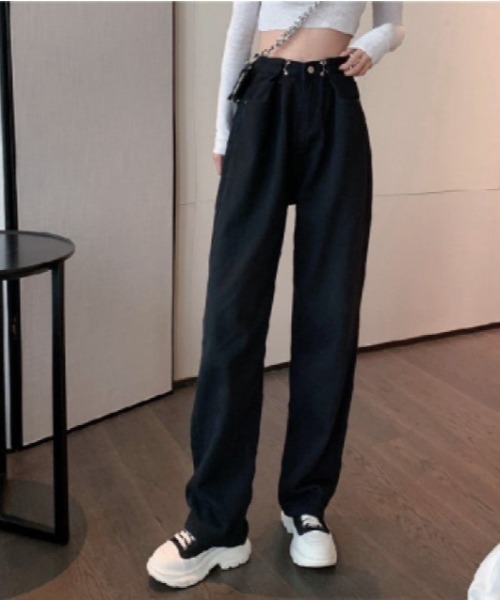 REBALANCE(リバランス)の「ワイドレディースジーンズ(デニムパンツ・レディース・A/B/C/D/E・SMALL/MEDIUM/LARGE/X-LARGE/XX-LARGE)」の3枚目の写真